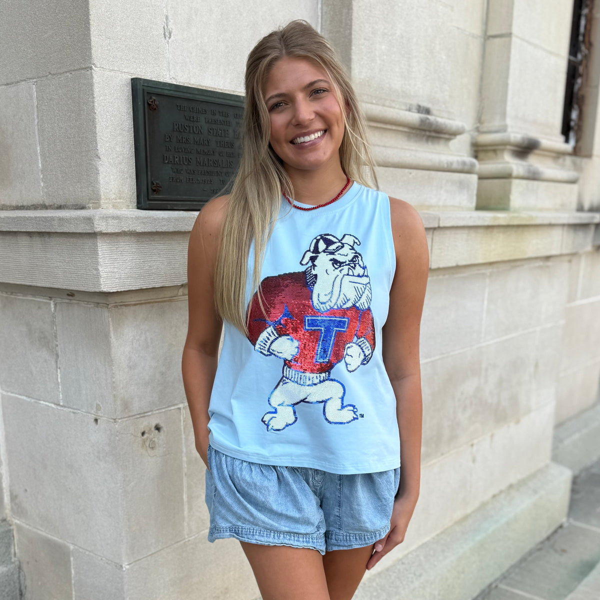 Vintage Bulldog Sparkle Tank