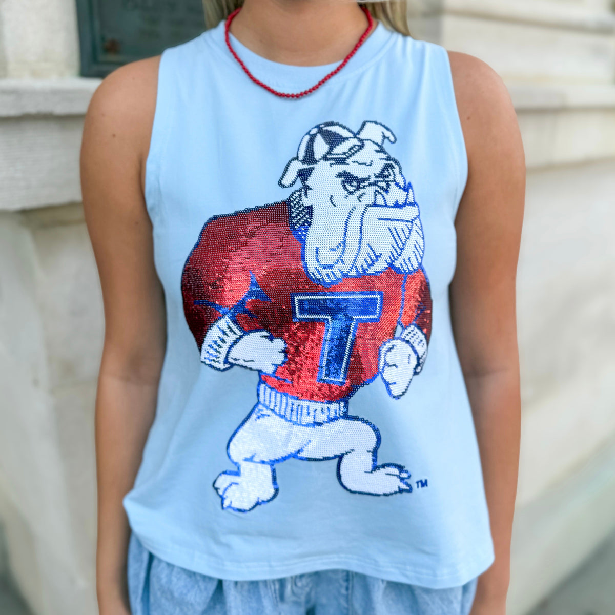 Vintage Bulldog Sparkle Tank