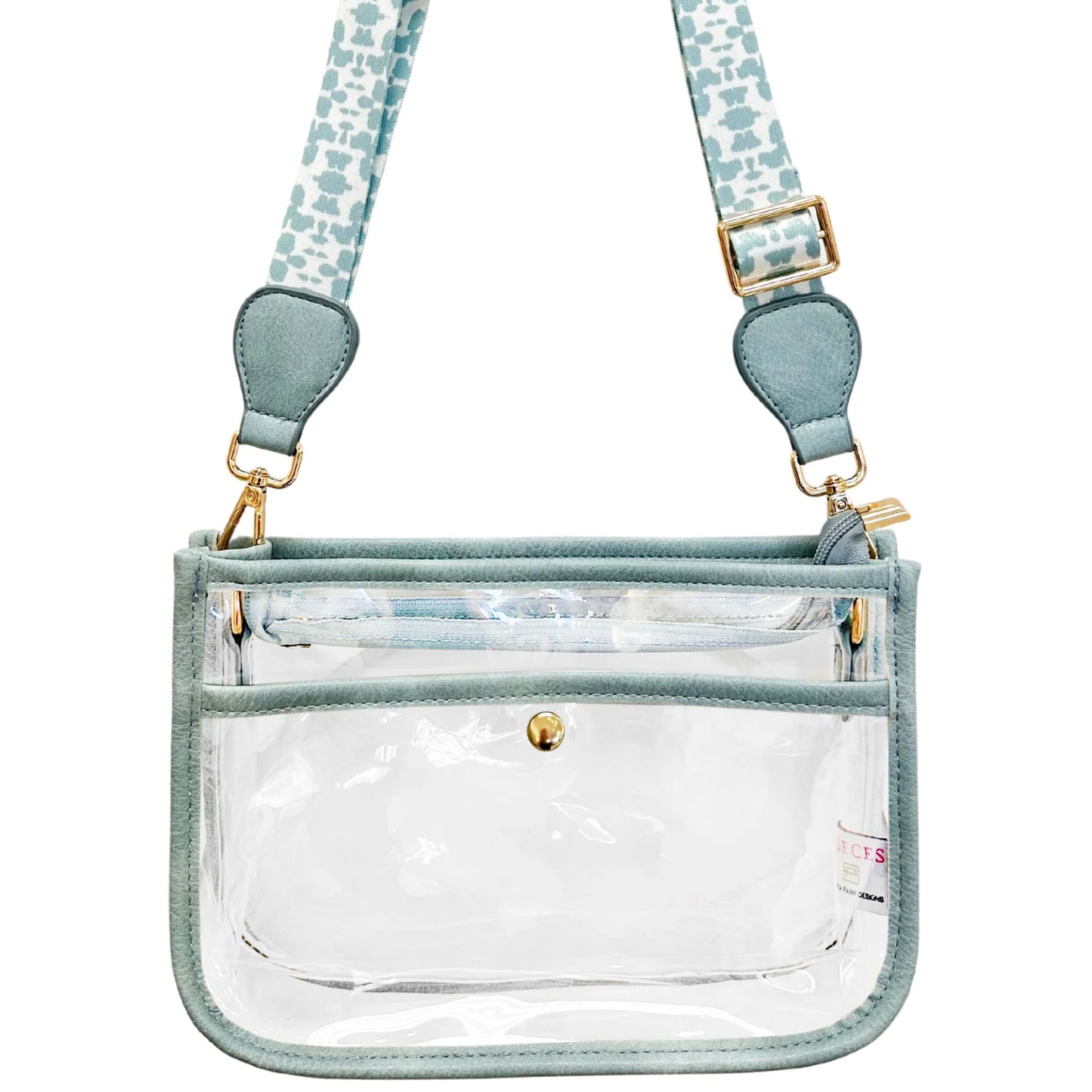 Clear Purse- Light Blue