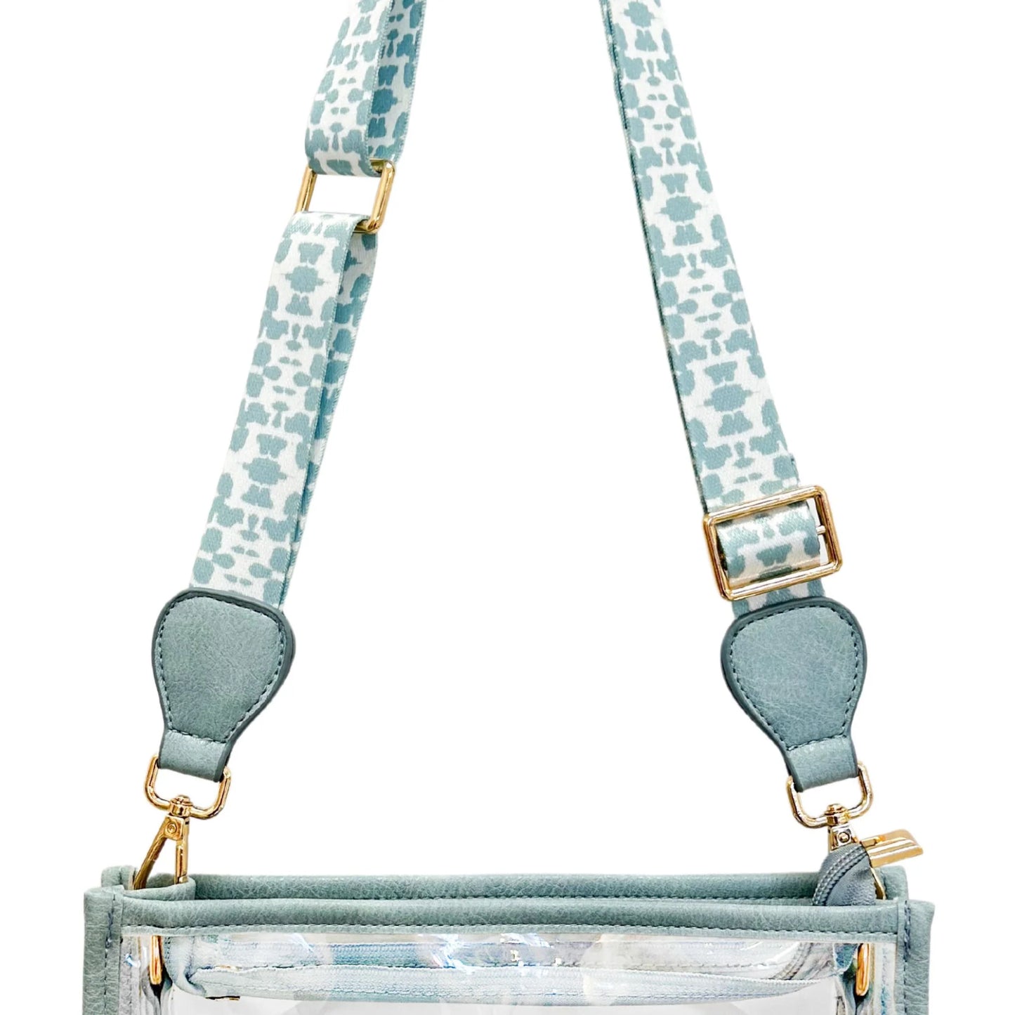 Clear Purse- Light Blue