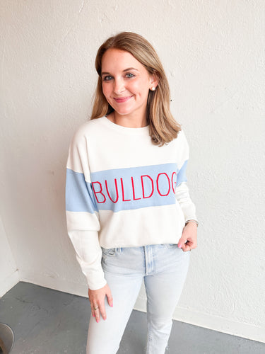 Bulldogs Retro Stripe Sweater