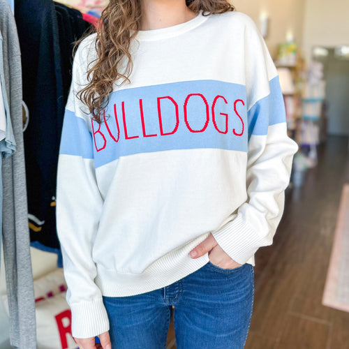 Bulldogs Retro Stripe Sweater