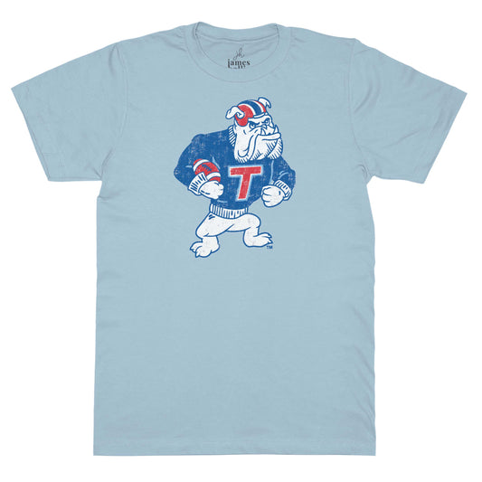 Vintage Football Bulldog T-Shirt