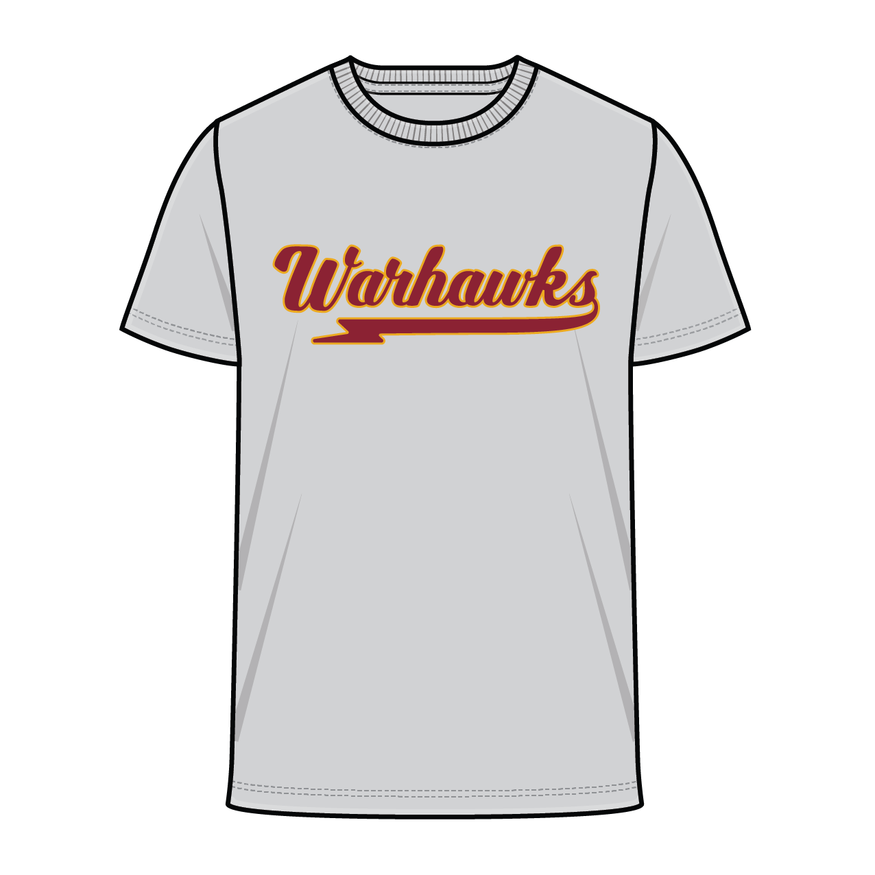 ULM Warhawks Script Sparkle Tee